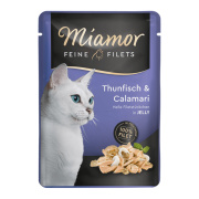 Miamor Feine Filets in Jelly Thunfisch und Calamari 100g