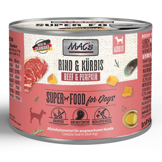 MACs Dog Super Food Rind und Kürbis 200g