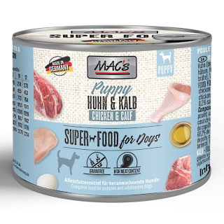 MACs Dog Super Food Puppy Huhn und Kalb 200g