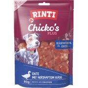 Rint Chicko Snack Plus Käsewürfel und Ente 80g