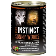 PURE INSTINCT Hundenassfutter Sunny Woods mit Wildschwein...