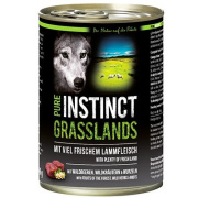 PURE INSTINCT Hundenassfutter Grasslands  mit Lamm 400g