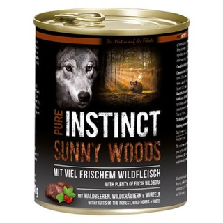 PURE INSTINCT Hundenassfutter Sunny Woods  mit Wildschwein 800g