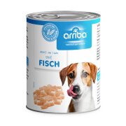 arriba Hundenassfutter mit frischem Fisch 800g
