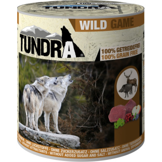 Tundra Hundenassfutter mit Wild 800g