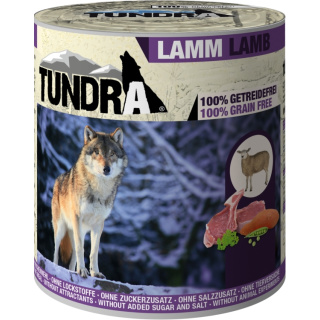 Tundra Hundenassfutter mit Lamm 800g