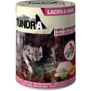 Tundra Hundenassfutter mit Lachs und Huhn 400g