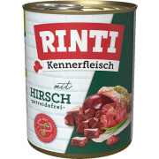 Rinti Hundenassfutter Kennerfleisch mit Hirsch 800g