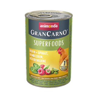 animonda Superfoods GranCarno Huhn und Spinat 400g
