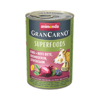 animonda Superfoods GranCarno Rind und Rote Bete 400g