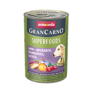 animonda Superfoods GranCarno Lamm und Amaranth 400g