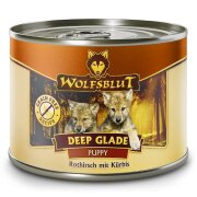 Wolfsblut Puppy Deep Glade Rothirsch mit Kürbis 200g