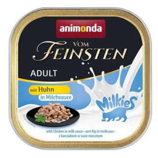 animonda Vom Feinsten Adult Huhn in Milchsauce 100g Schale