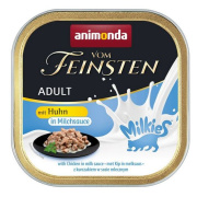 animonda Vom Feinsten Adult Huhn in Milchsauce 100g Schale