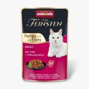 animonda vom Feinsten Feines Filet Adult mit Kalb und...