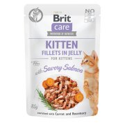 Brit Care Nassfutter Kitten mit Lachs in Gelee 85g