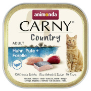 animonda Carny Country Huhn, Pute und Forelle 100g Schale