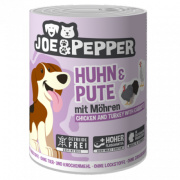 Joe&Pepper Hundenassfutter Huhn und Pute mit...