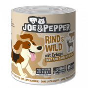 Joe&Pepper Hundenassfutter Rind und Wild mit Erbsen 800g