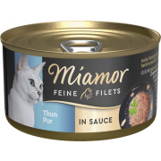 Miamor Feine Filets Thunfisch Pur in Sauce 85g