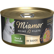 Miamor Feine Filets Thunfisch und Gemüse in Sauce 85g