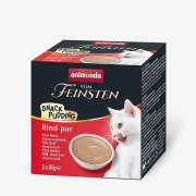 animonda Snack Pudding Cat Rind pur 3x85g