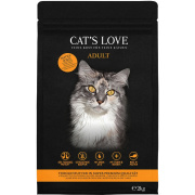 Cats Love Katzentrockenfutter Adult Pute und Wild 2 kg