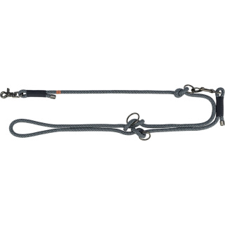 Trixie Soft Rope Verlängerungsleine S-XL 2m 10mm schwarz grau