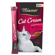 Miamor Cat Cream  mit Rind und Gemüse 5x15g