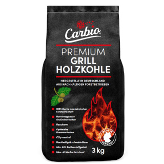 Carbio Premium Grillholzkohle 3kg