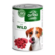 arriba Hundenassfutter mit frischem Wild