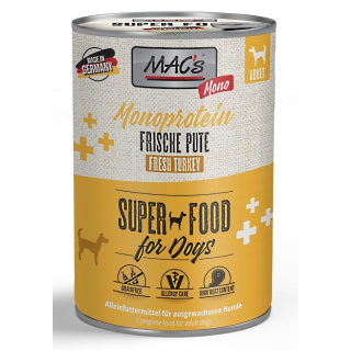 MACs Dog Super Food Mono Sensitiv Pute