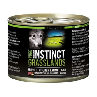 PURE INSTINCT Hundenassfutter Grasslands mit Lamm