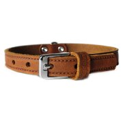 Lederband HB 40mm 47cm Weinheim Maroon