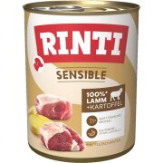 Rinti Hundenassfutter Sensible Lamm und Kartoffel 800g