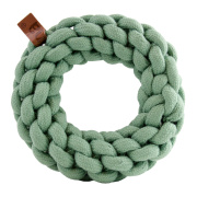 azoona® Hundespielzeug Tau-Ring mint Ø 20cm