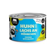 Cafoo Nassfutter Kitten Huhn mit Lachs und Möhrchen...