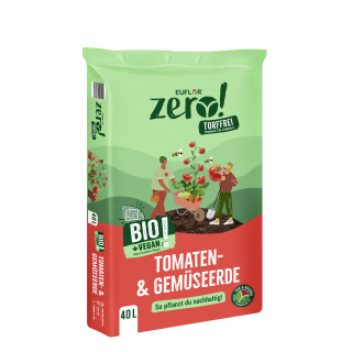 Euflor Zero! Bio Tomaten- und Gemüseerde torffrei vegan 40 ltr.
