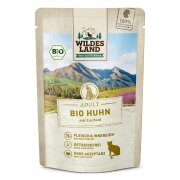 Wildes Land Katzennassfutter Bio Huhn pur 85g