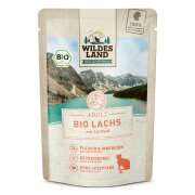 Wildes Land Katzennassfutter Bio Lachs pur 85g