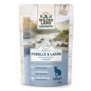 Wildes Land Katzennassfutter Classic Forelle und Lachs 90g