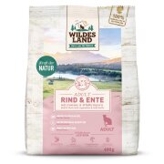 Wildes Land Katzentrockenfutter Rind & Ente 400g