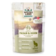 Wildes Land Katzennassfutter Classic Fasan und Huhn 100g
