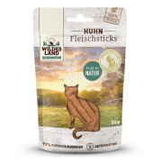 Wildes Land Katzensnack Fleischsticks Huhn 50g