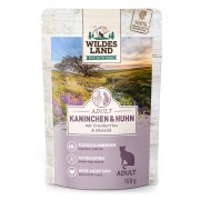 Wildes Land Katzennassfutter Classic Kaninchen und Huhn 100g