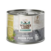 Wildes Land Katzennassfutter Kitten Huhn pur mit...