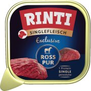 Rinti Singlefleisch Adult Ross pur 150g
