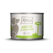 Mjamjam Hundenassfutter leckeres Rind mit knackigen Erbsen