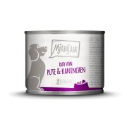 Mjamjam Hundenassfutter Duo Pute und Kaninchen