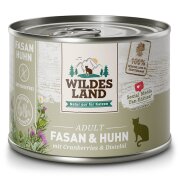 Wildes Land Katzennassfutter Fasan & Huhn